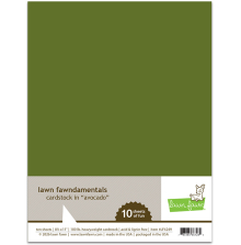 Lawn Fawn Cardstock - Avocado LF4249