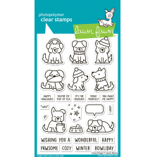 Lawn Fawn Clear Stamps 4X6 - Cozy Dogs LF4250