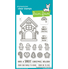 Lawn Fawn Clear Stamps 4X6 - Gingerbread House LF4256