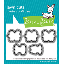 Lawn Fawn Dies - Gingerbread House Add-On LF4260