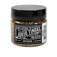 Tim Holtz Distress Liquid Tinsel 29ml - Antiqued Fine
