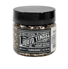 Tim Holtz Distress Liquid Tinsel 29ml - Tarnished Chunky