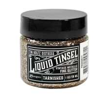 Tim Holtz Distress Liquid Tinsel 29ml - Tarnished Fine