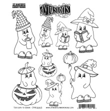 Dylusions Cling Stamps 8.5X7 - Too Cute to Spook DYR10053