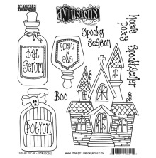 Dylusions Cling Stamps 8.5X7 - Hocus Pocus DYR10052