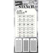 Tim Holtz Mini Layered Stencil Set 3/Pkg - Set 63