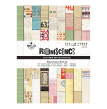 Spellbinders Patterned Cardstock by Esther Glas - Reminiscence Book 10