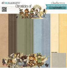 49 And Market Solid Collection Pack 12X12 - Chronicles of Oz Solids