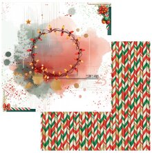 49 And Market Jolly Jingles Cardstock 12X12 - Merry