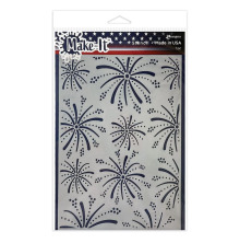 Ranger Make-It Stencil 6X8 - Fireworks