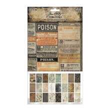 Tim Holtz Idea-ology Backdrops Cardstock 6X10 - Halloween TH94433