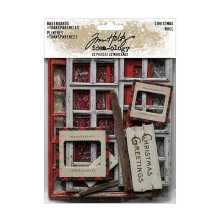 Tim Holtz Idea-ology Baseboards + Transparencies Christmas TH94490