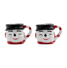 Tim Holtz Idea-ology Snowman Mugs TH94501