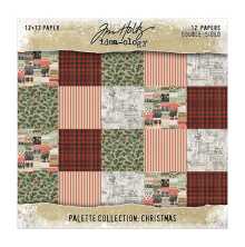 Tim Holtz Idea-ology Double- Sided Cardstock 12X12 - Christmas TH94468
