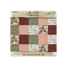 Tim Holtz Idea-ology Double- Sided Cardstock 8X8 - Christmas TH94482
