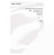 Tonic Studios Craft Perfect Smooth Card A4 5/Pkg - White 9567E