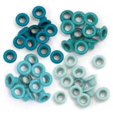 We R Makers Standard Eyelet Sets 60/Pkg - Aqua