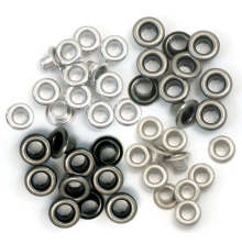 We R Makers Standard Eyelet Sets 60/Pkg - Cool Metal