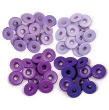 We R Makers Wide Eyelet Sets 40/Pkg - Purple