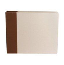 American Crafts Modern D-Ring Album 12X12 - Chestnut