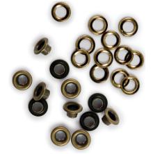 We R Memory Keepers 3/16 Eyelets & Washers 30/Pkg - Brass