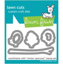 Lawn Fawn Dies - Winter Sparrows LF573