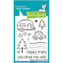 Lawn Fawn Clear Stamps 3X4 - Happy Trail LF601