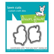 Lawn Fawn Dies - Love You Tons LF600