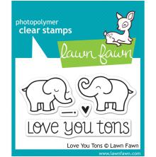 Lawn Fawn Clear Stamps 2X3 - Love You Tons LF598