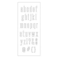 Tim Holtz Sizzix Bigz XL Alphabet Die - Block Talk Lowercase