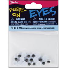 Darice Paste-On Wiggle Eyes 7mm 20/Pkg