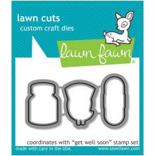 Lawn Fawn Dies - Get Well Soon LF683