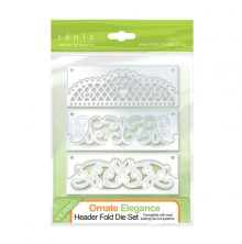 Tonic Studios Ornate Elegance Header Fold Die Set  Item 596e UTGENDE