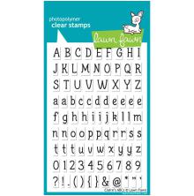 Lawn Fawn Clear Stamps 4X6 - Claires ABCs LF381