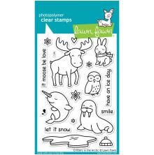 Lawn Fawn Clear Stamps 4X6 - Critters In The Arctic LF708