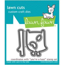 Lawn Fawn Custom Craft Die - Youre A Hoot UTGENDE