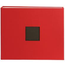 American Crafts Cloth D-Ring Album 12X12 - Cardinal