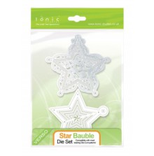 Tonic Studios Star Bauble Die Set - 643E UTGENDE