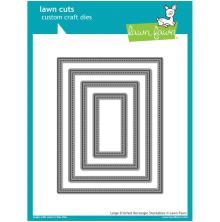 Lawn Fawn Custom Craft Die - Large Stitched Rectangle