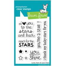 Lawn Fawn Clear Stamps 3X4 - Lucky Stars LF514