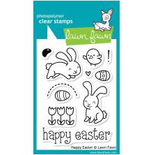 Lawn Fawn Clear Stamps 3X4 - Happy Easter LF453
