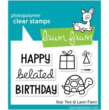 Lawn Fawn Clear Stamps 2X3 - Year Two LF510