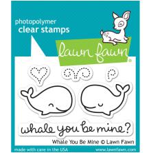 Lawn Fawn Clear Stamps 2X3 - Whale You Be Mine LF791