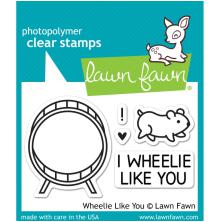 Lawn Fawn Clear Stamps 2X3 - Wheelie Like You LF838