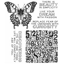 Tim Holtz Cling Stamps 7X8.5 - Perspective CMS213