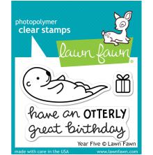 Lawn Fawn Clear Stamps 2X3 - Year Five LF807
