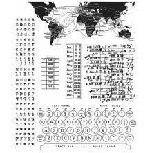 Tim Holtz Cling Stamps 7X8.5 - Documented CMS226