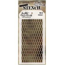 Tim Holtz Layered Stencil 4.125X8.5 - Mesh THS041