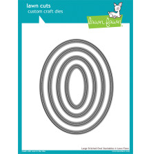 Lawn Fawn Dies - Large Stitched Ovals LF910