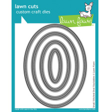 Lawn Fawn Dies - Small Stitched Ovals LF909